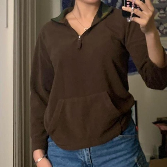 Brown Quarter Zip - Picture 5 of 6